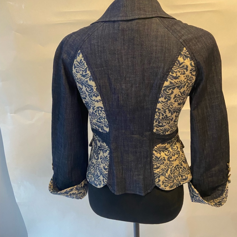 Arben B denim suit jacket - Picture 2 of 2